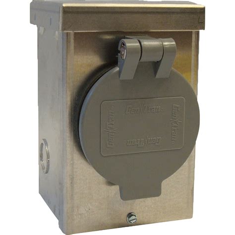 generator electrical box|60 amp generator inlet box.